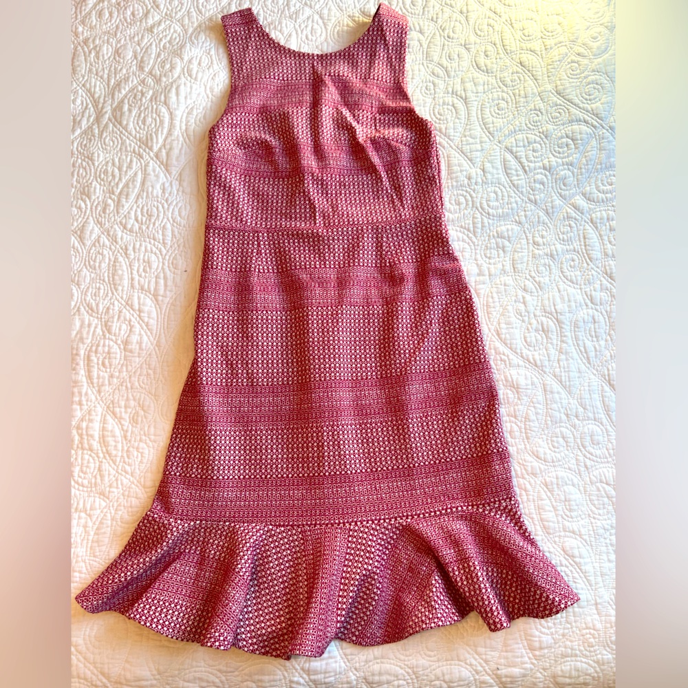 Banana Republic - midi dress red/white